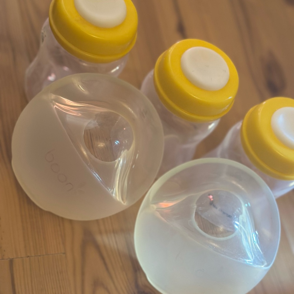 Boon Milk Collectors + Storage bottles